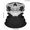 Bicycle Helmet Hood Bandana Breathable Windproof Skull Balaclava Ski Mask Cycling Caps Snowboard Face Cover Camping Scarf