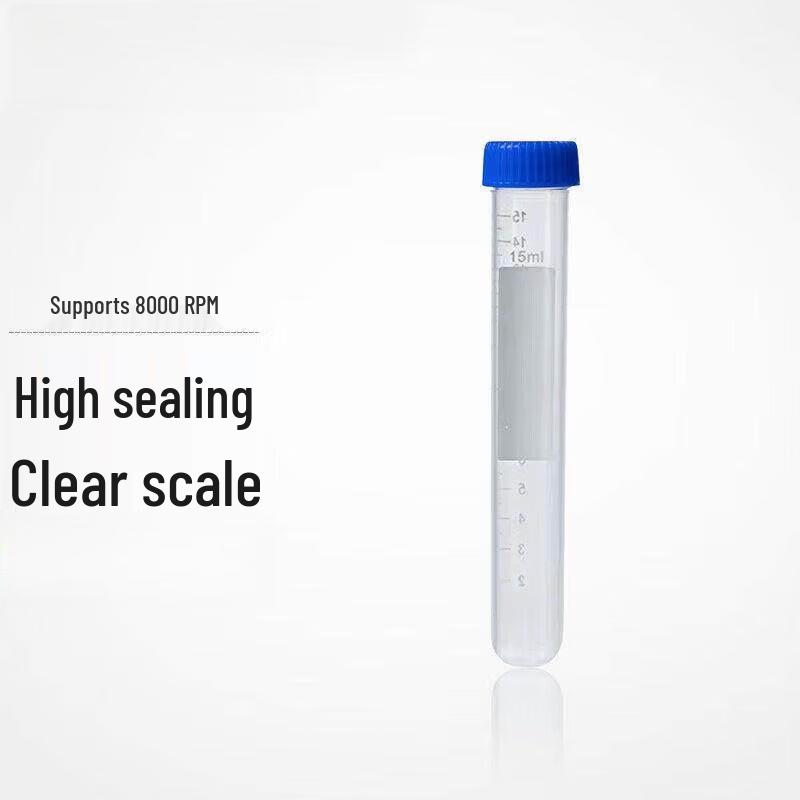 Aokewen 15mL Graduated Plastic Centrifuge Tubes
