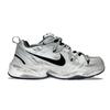 Nike Air Monarch 4 Slip Resistant Abrasion Resistant Low Top Chunky Sneakers Unisex Gray Black 415445-102(Team115-)