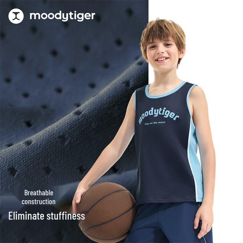 Moodytiger Boys  Breathable Quick-Dry Sleeveless Sport Tank Top 150