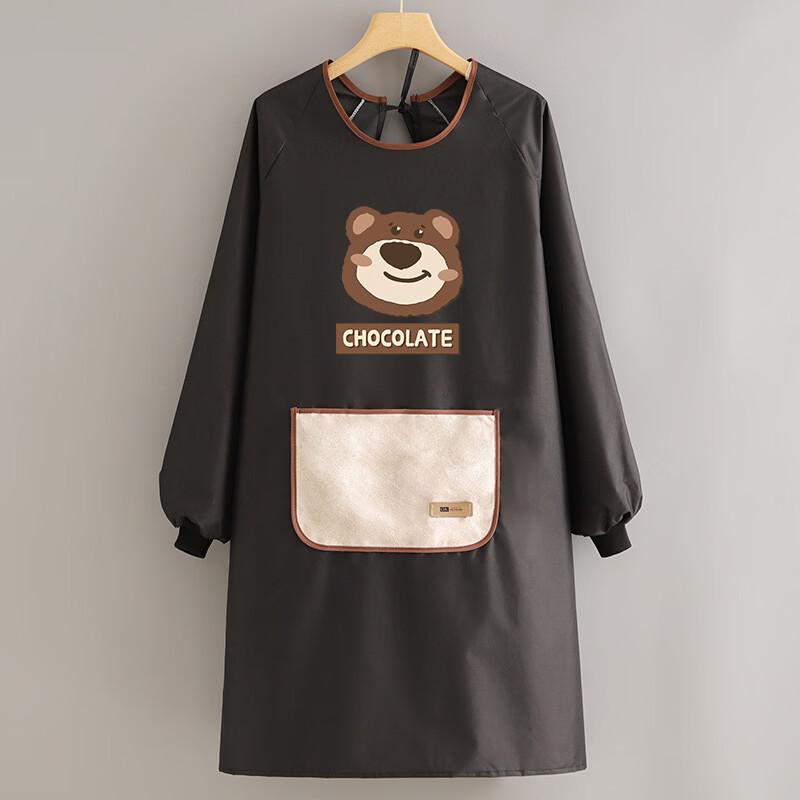 Long-Sleeve Waterproof Kitchen Apron