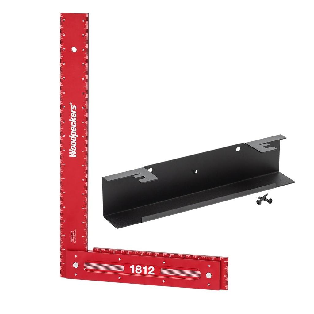 Precision woodworking square 450mm with case