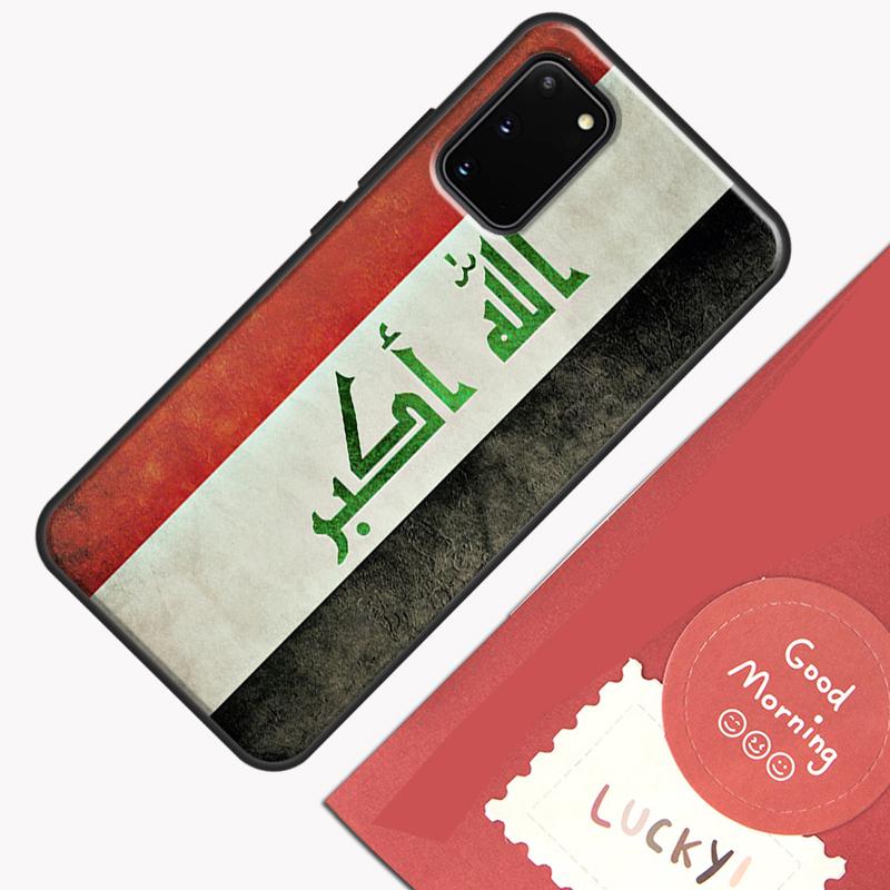 Iraqi Iraq National Flag Phone Case For Samsung Galaxy S24 S26 Ultra S20 S21 S22 S23 S25 Plus S10 S25 FE Cover Shell