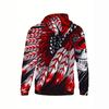 Autumn Winter Plus Size Hoodie 3D Digital Print Tree Tiger Skeleton Fish Print Plus Size Loose Casual Pullover Hoodies & Sweatshirts Men’