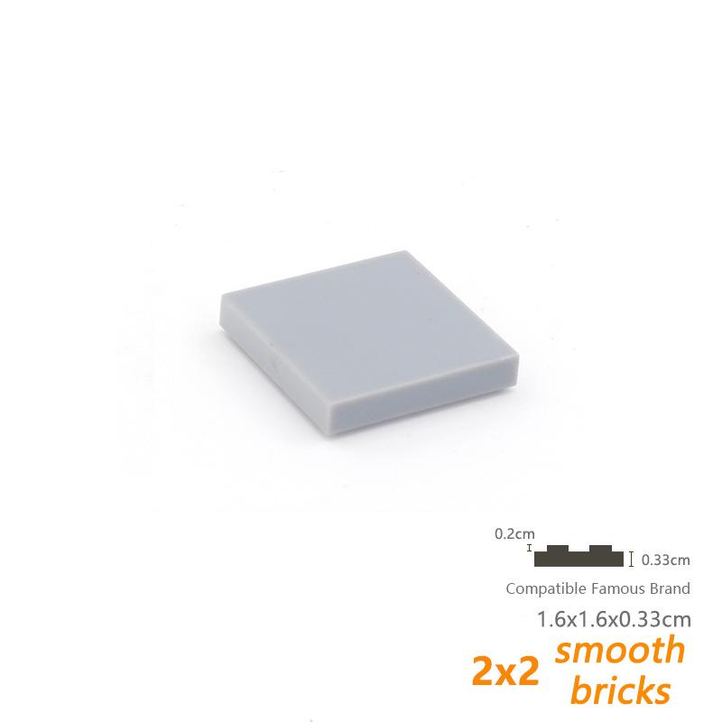 1000pcs DIY Building Blocks Figure Bricks Ceramic Tile 2x2 Educational Creative Size Compatible With 3068 Toys for Children