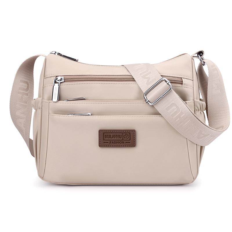 Shoulder Bag Women's Nylon Bag Middle-Aged Mother's Bag Multi-Compartment Wallet