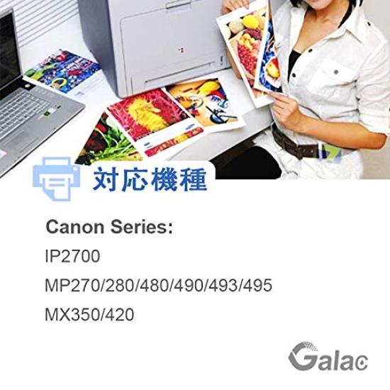 Canon Ink Cartridges with Compatible with PIXMA Printers BC-310 High-Yield (2 Cartridges) Indicator, (MP493, MP490, MP480, MP280, MP270, MX420, MX350,