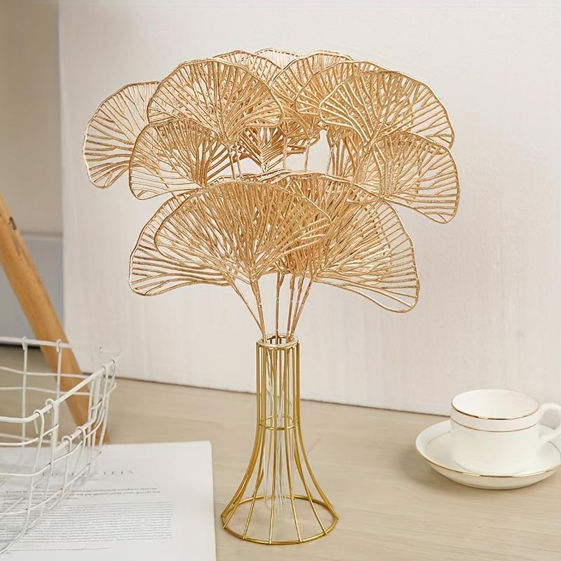 A Single Silver Ginkgo for Holiday Decorations, Including for New Year'S Eve And Halloween.