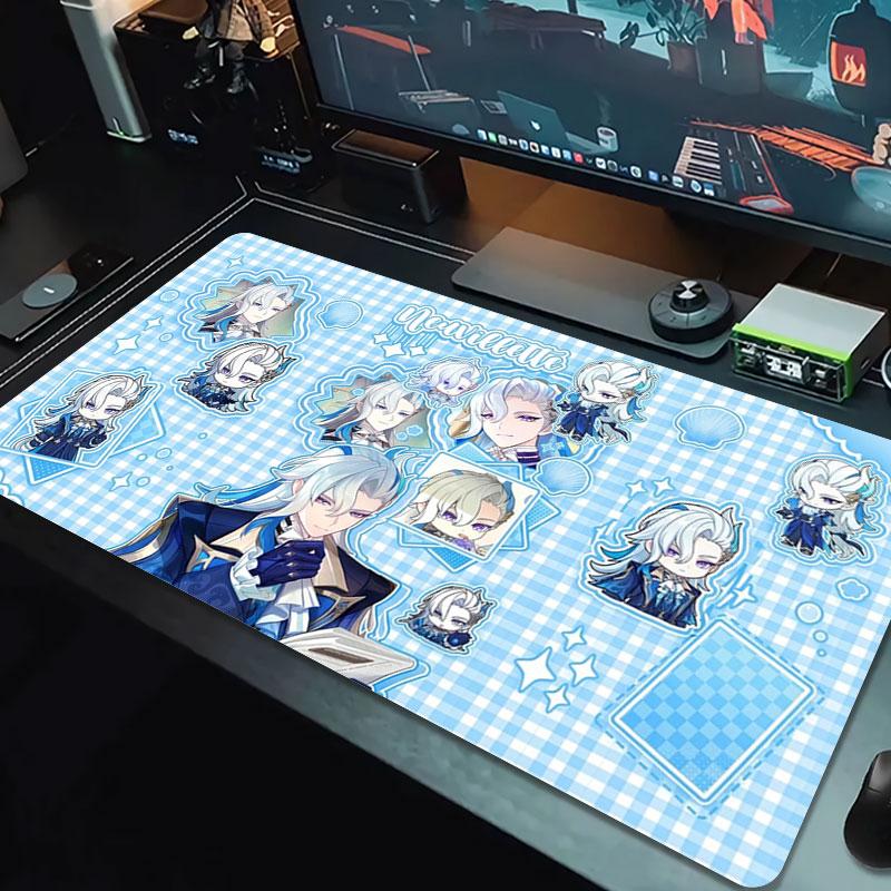 Magical Water Fantasy Large Size Mouse Pad Large Gaming Table Cushion Nonslip Laptop Tablet Big Mousepad Xxl Mat Mini Pc Playmat With Lock Edge