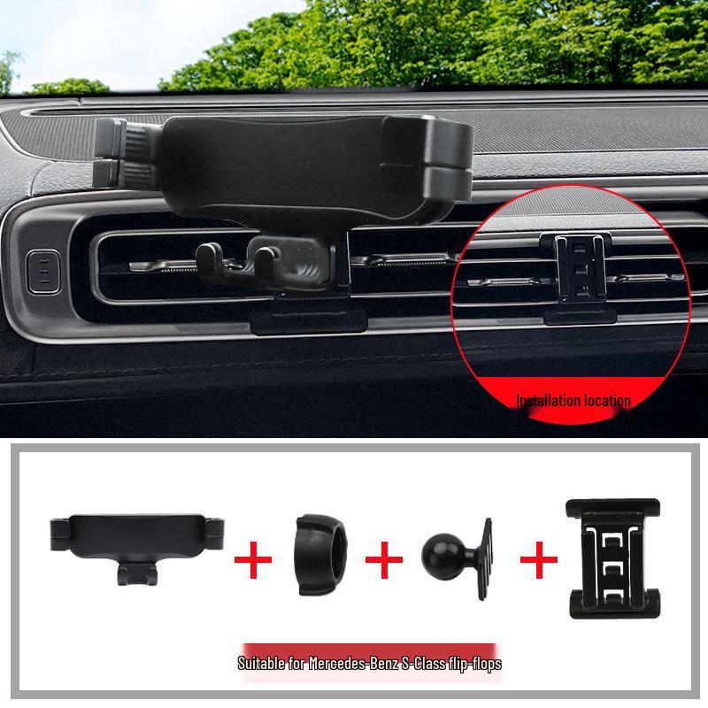 Mercedes S 21-22 Facelift Bezprzewodowy Uchwyt na Telefon z Ładowaniem i Nawigacją.