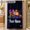 Beach TowelAmong Us Custom Name Text Personalized Soft Towel for Beach Pool Indoor Home Decor Gift
