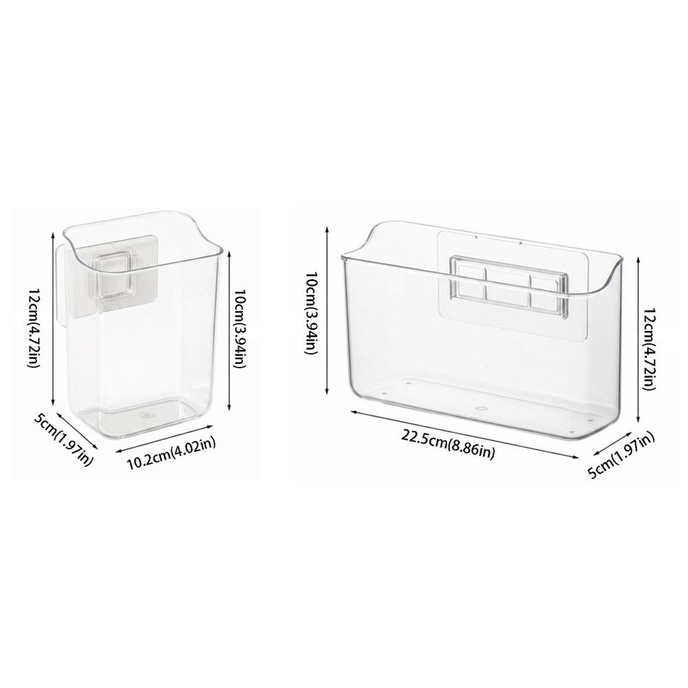 Wall Mounted Water Heater Accessories Acrylic Material Square Shape Water Collection Box Collection Box Transparent Design
