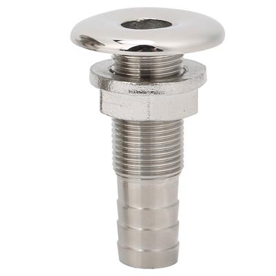 Outdoor Stainless Steel Water Outlet Port Boat Body Bottom Yacht Bilge Drain Vent AccessoryMJS022‑1 2in