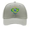 Brazil Pride Stars Flag Emblem Sandwich Baseball Cap Sun Cap Outdoor Workouts Hat