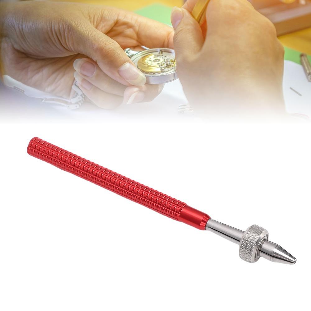 Metal Watch Repair Clamp Red Jewelry Hand Tool Sturdy Watchmaker Tool Set Jewelry Craft Use