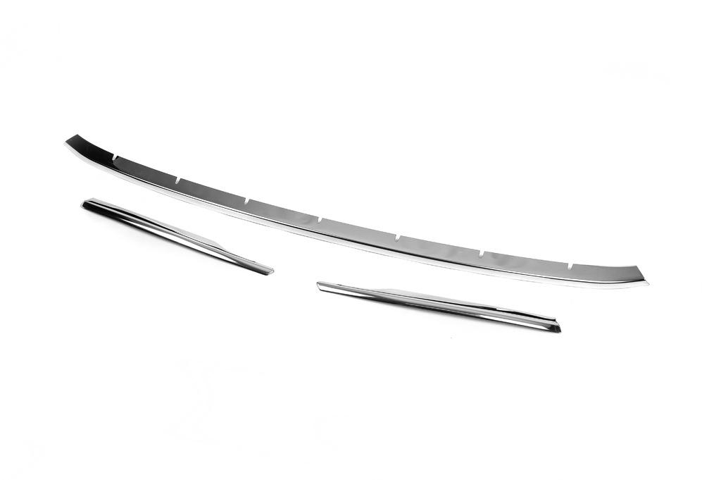 Bumper Pads (3 Pcs, Stainless) for Volkswagen Caddy 2015-2020