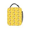 S-Simpsons Happy Family Scene Lunch Bag For Women Designer Lunch Box Cooler Bag Portable Zipper Oxford Thermal Tote Handbags
