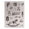 Kids Toy Theme Clear Stamps Background Silicone Stamp for Card Making Scrapbooking Journal Planner Album Decoration