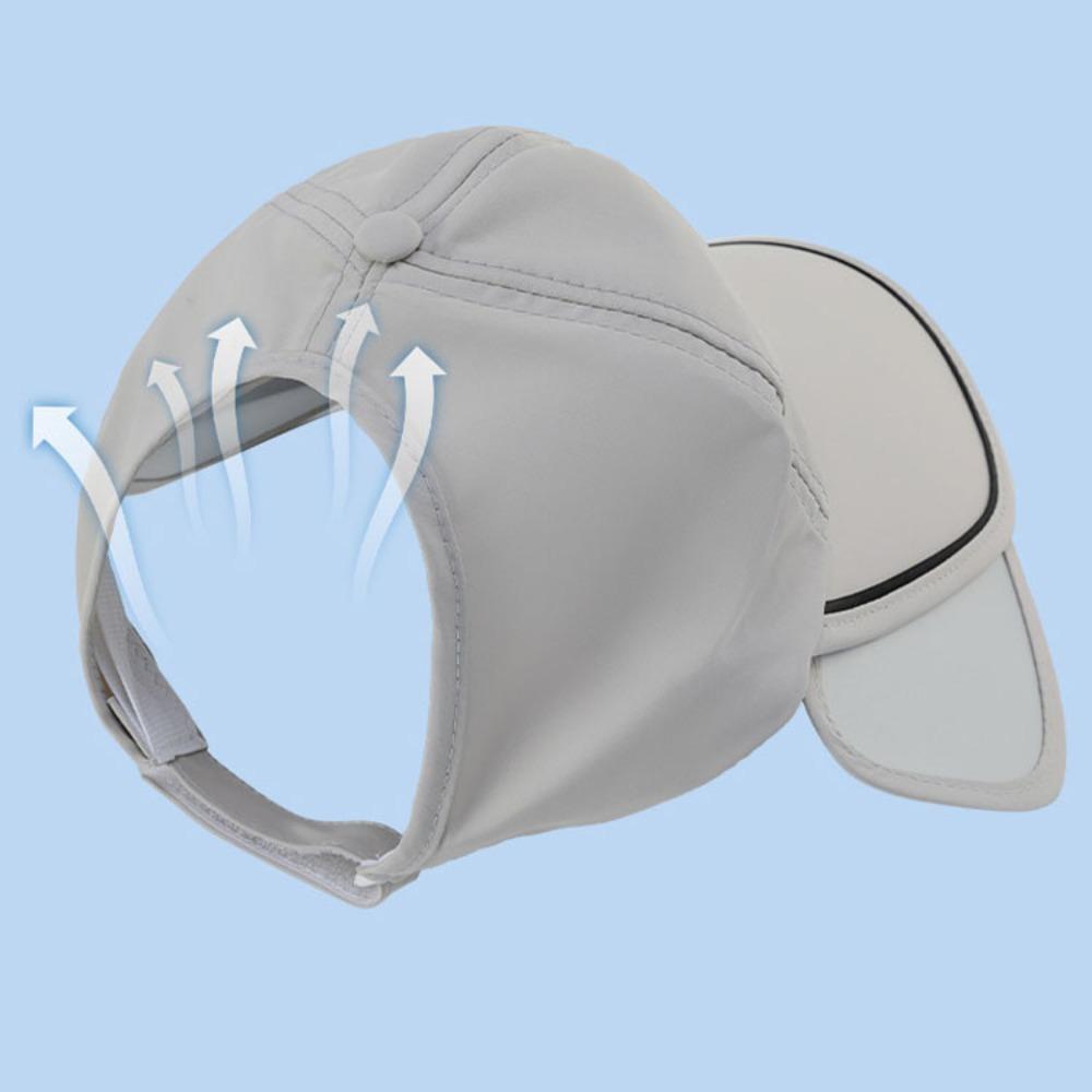 Wide Brim Retractable Sun Hat Quick Dry Sunscreen Hat Shade Cap Sunscreen Baseball Hat  Men