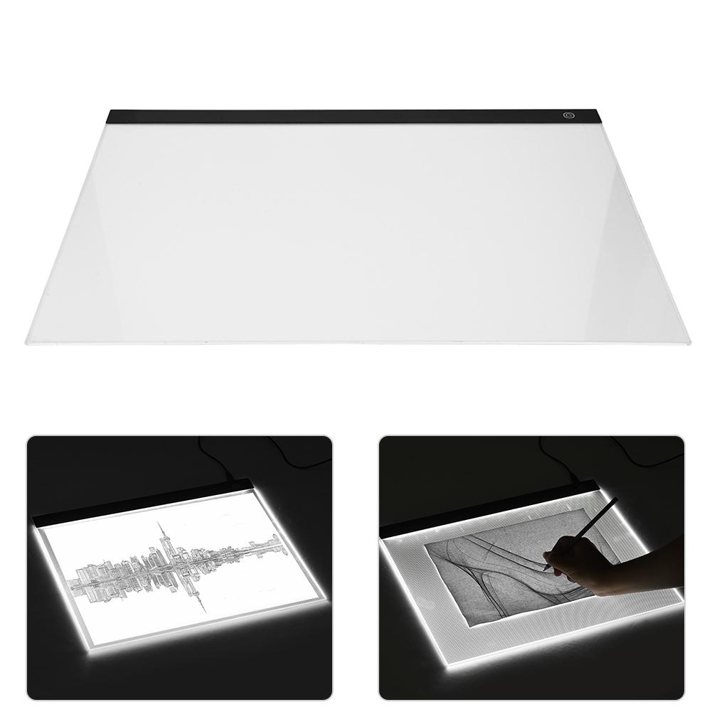 LED Light Tracing Board 3 Level Dimming A2 Size Large Area Painting Sketching Board