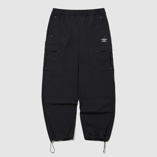 UMBRO Cotton-Touch Nylon Cargo Straight Pants Black Ur123Cpt25