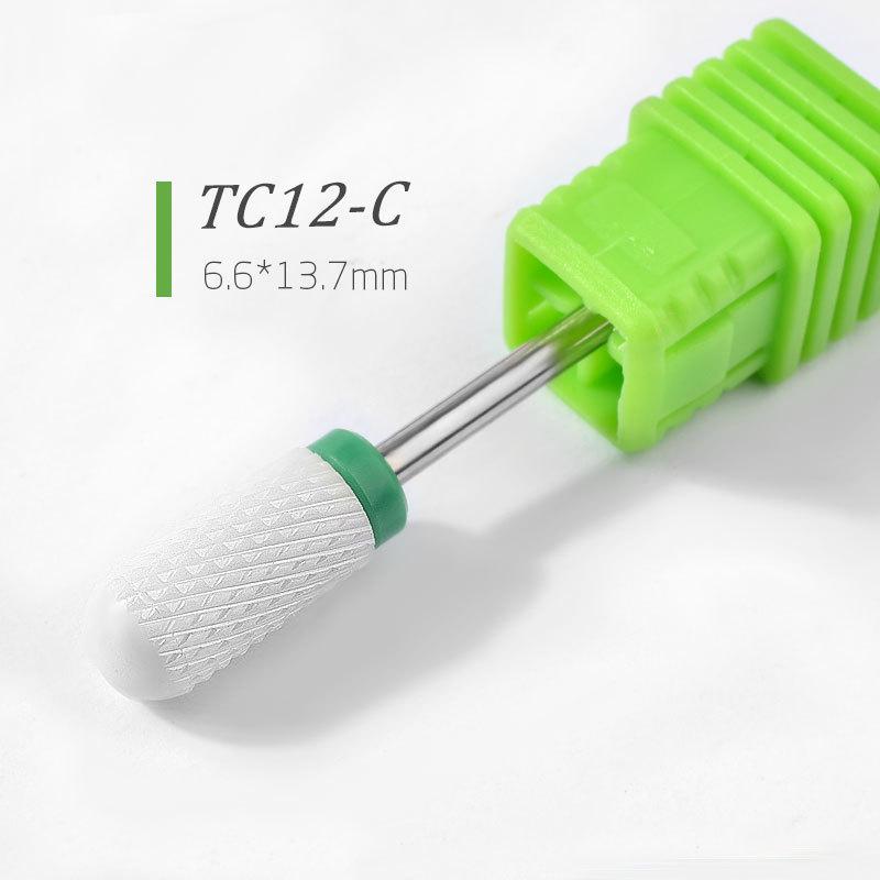 Ceramic Carbide Nail Drill Bits Milling Cutter For Manicure Set Mill Brush Manicure Machine Accessories for Removing Gel Varnish