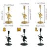 European Style Iron Art Candlestick High Foot Metal Candle Stand Cupid Candle Holder  Anniversary