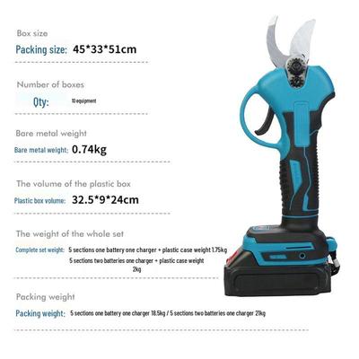 Makita-Style Portable Wireless Electric Pruning Shears for Outdoor Gardening
