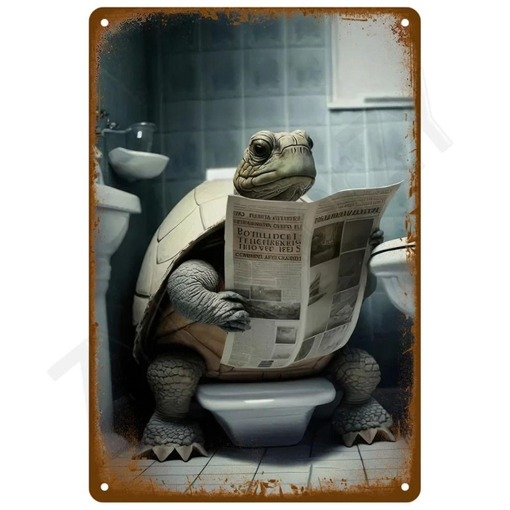 Garage Bar Metal Wall Sign, Auto Interior Decor Plaque 20x30cm