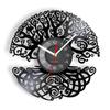 Tree of Life Retro Vinyl Record Wall Clock Living Room Kitchen Family Tree Retro Vinyl Longplay Wall Art Home Decor Wall Clock