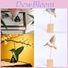 Wooden Handcrafted European Style Hummingbird Desk Decor With Painted Finish For Gifts And Home Decor