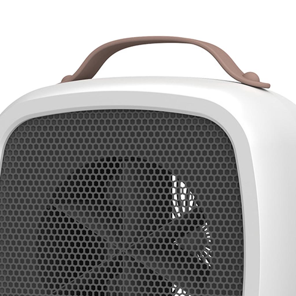 Mini Ventilator Electric de Încălzire cu Mâner, Încălzitor de Birou pentru Iarnă pentru Uz Casnic, Protecție la Supraîncălzire