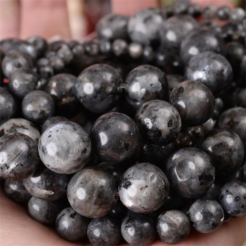 Natural Stone Beads Lava Jaspers Tiger Eye Quartz Agates Round Loose Beads for Jewelry Making DIY Bracelet Accessories 4-12MM