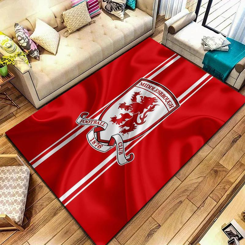 Middlesbrough Carpet Rug for Living Room Bedroom Home Sofa Decoration,Kids play Nonslip Floor Mat