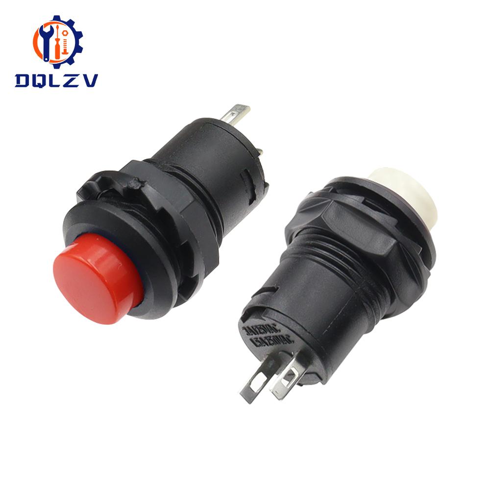 Selbsthaltende / Momentane Druckschalter DS228 DS428 12mm AUS - EIN Druckschalter 3A /125VAC 1.5A/250VAC DS-228 DS-428