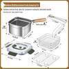 Mr. Jian Stainless Steel Multi-function Deep Fryer & Food Container