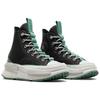Converse Run Star Legacy Comfortable Versatile High-top Canvas Shoes Unisex Black and Green
