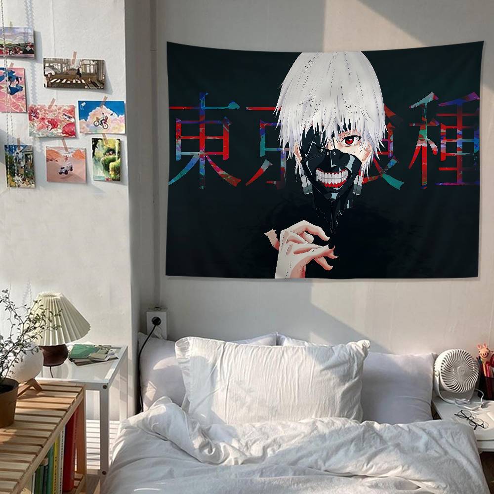 Tokyo Ghoul Anime Cartoon Tapestry Home Decoration Hippie Bohemian Decoration Divination Home Decor