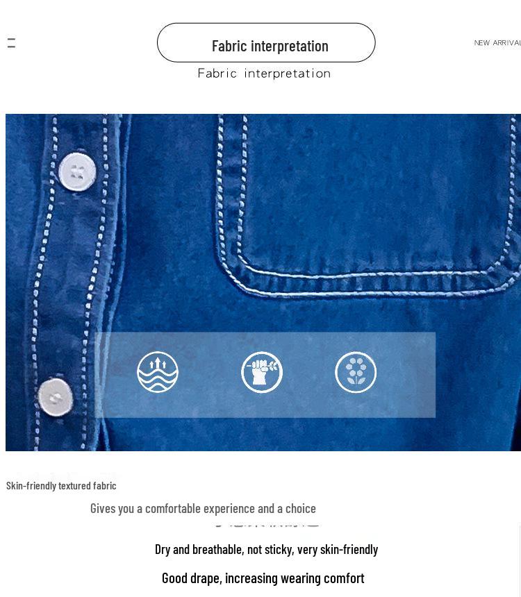 Women's 2024 Retro Cotton Denim Shirt - Casual, Versatile, Long Sleeve, Slimming Fit
