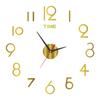 2026 Modern Design Large Wall Clock 3D Diy Quartz Acrylic Mirror Stickers Living Room Home Decor