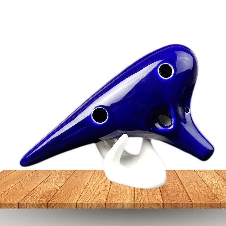 12-Hole Alto C Key Chromatic Ocarina with Lanyard - Ideal for Teaching & Music Enthusiasts