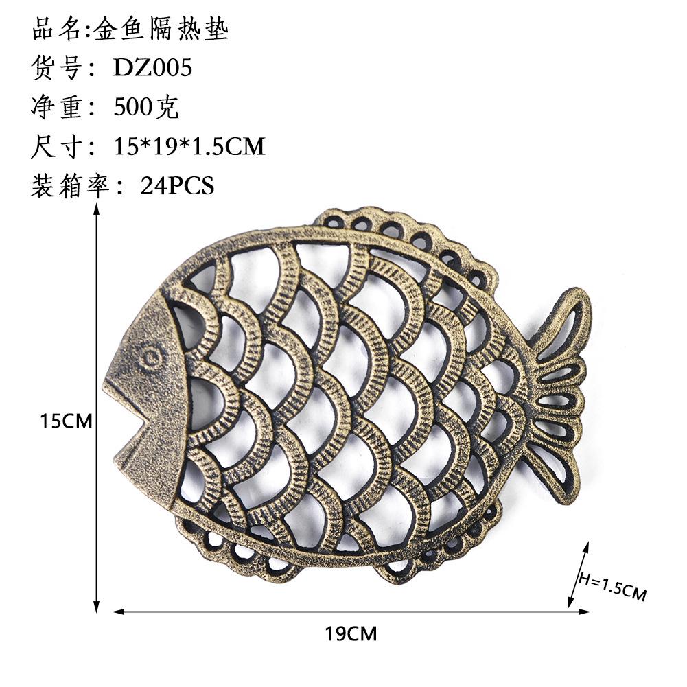 Cast Iron Animal Trivet-Decorative Coaster for Kitchen Counter  Dining Table Vintage Fashioned,Farmhouse,Rustic,Artisan Design