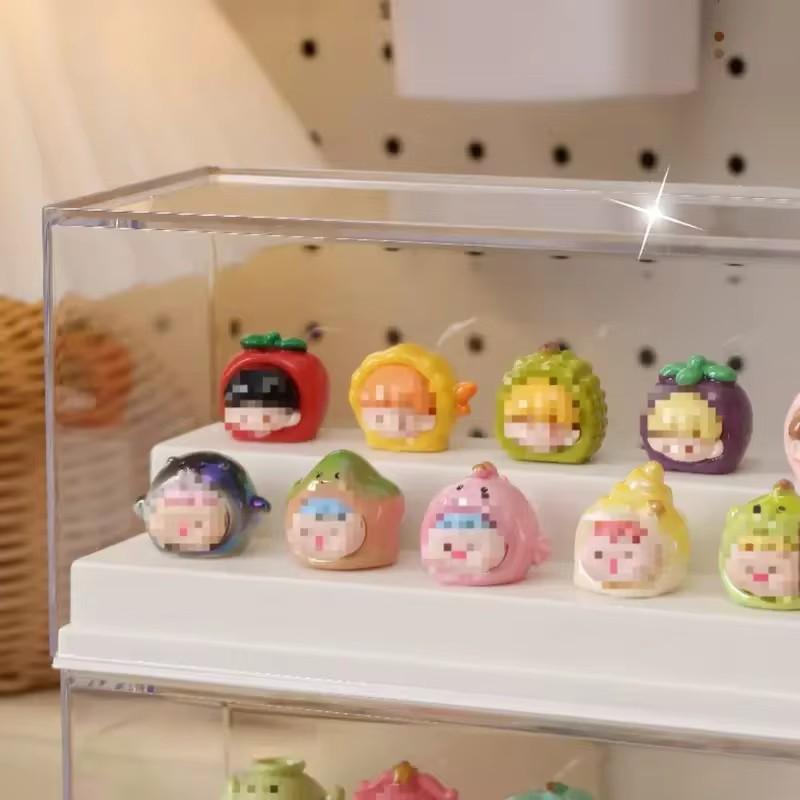 Dustproof Transparent Acrylic Display Box for Miniature Figurines and Decorative Items