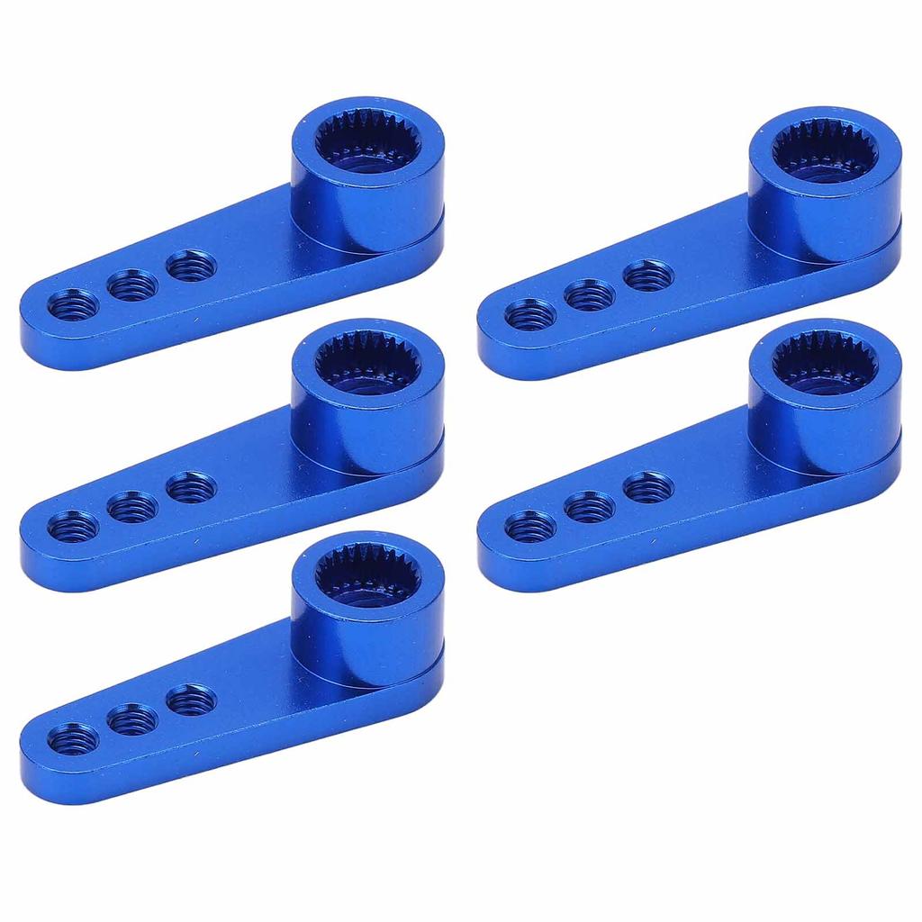 5 Stück 25T Servohebel Aluminiumlegierung Lenkservoarme Blau für 02073 996R MG946R E9001
