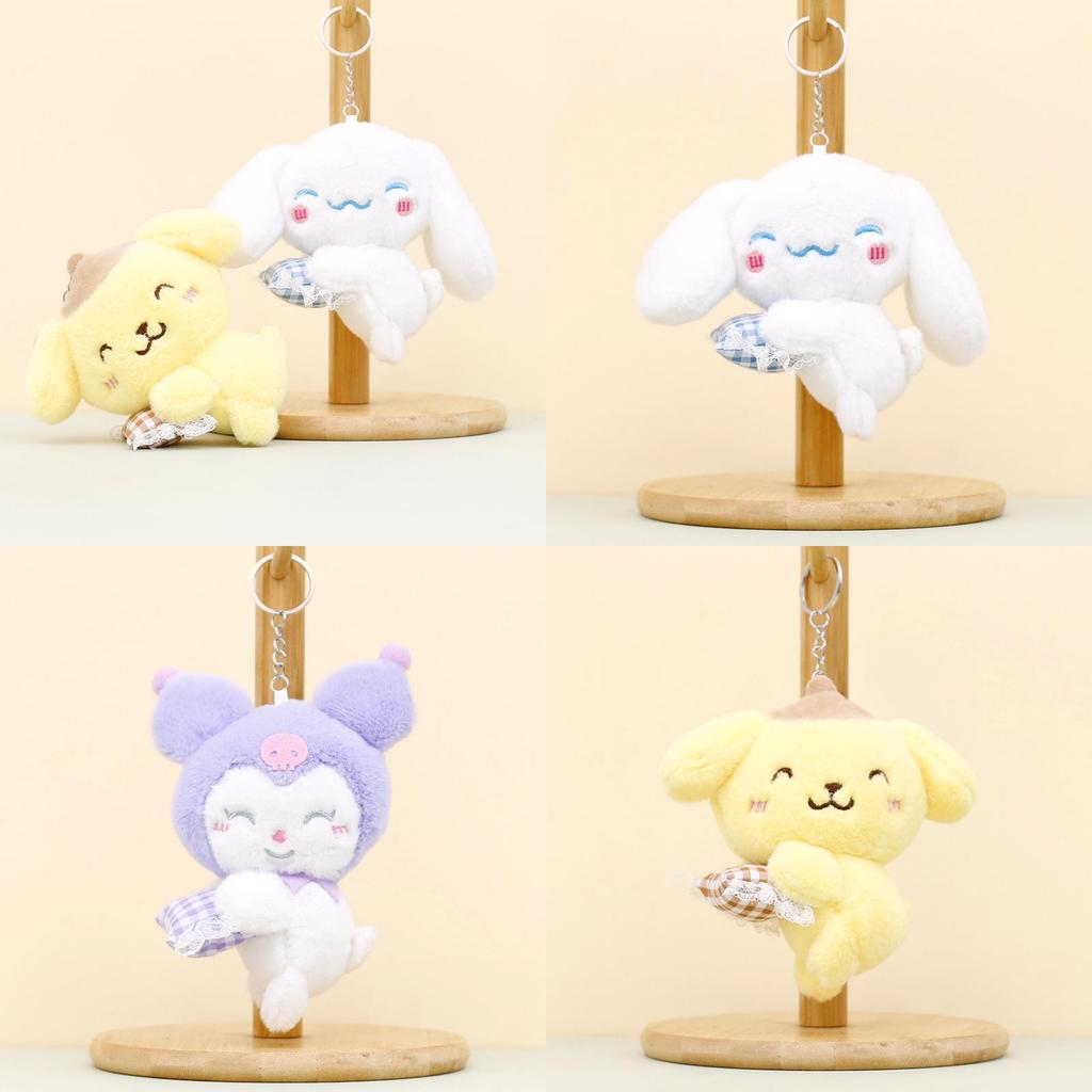 Charming Sanrio Plush Toy Keychain Collection With My Melody And Kuromi