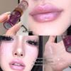 HERORANGE Clear Lip Gloss: Moisturizing, Non-Sticky, Brightening with Shimmer and Fine Glitter.