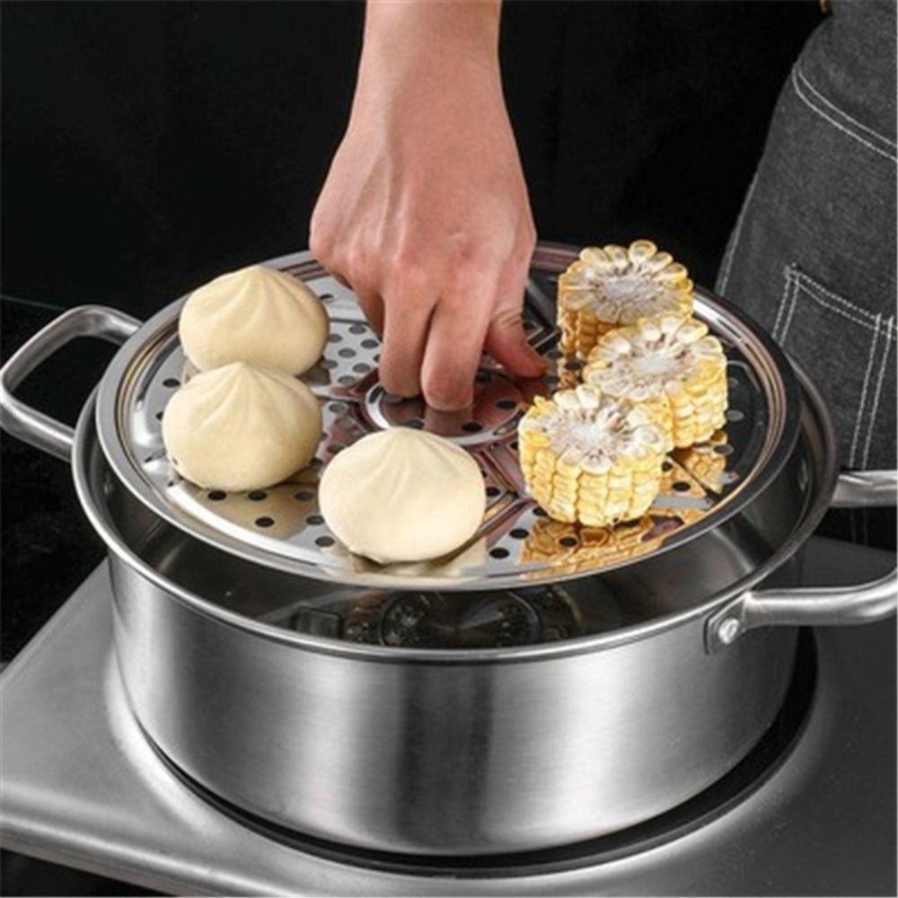 Multifunction Kitchen Accessories Stainless Steel Pot Steaming Steamer Rack Steamer Shelf Cookware