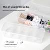 Large-Capacity Dustproof Nail Art Storage Box with Buckle and Clear Lid