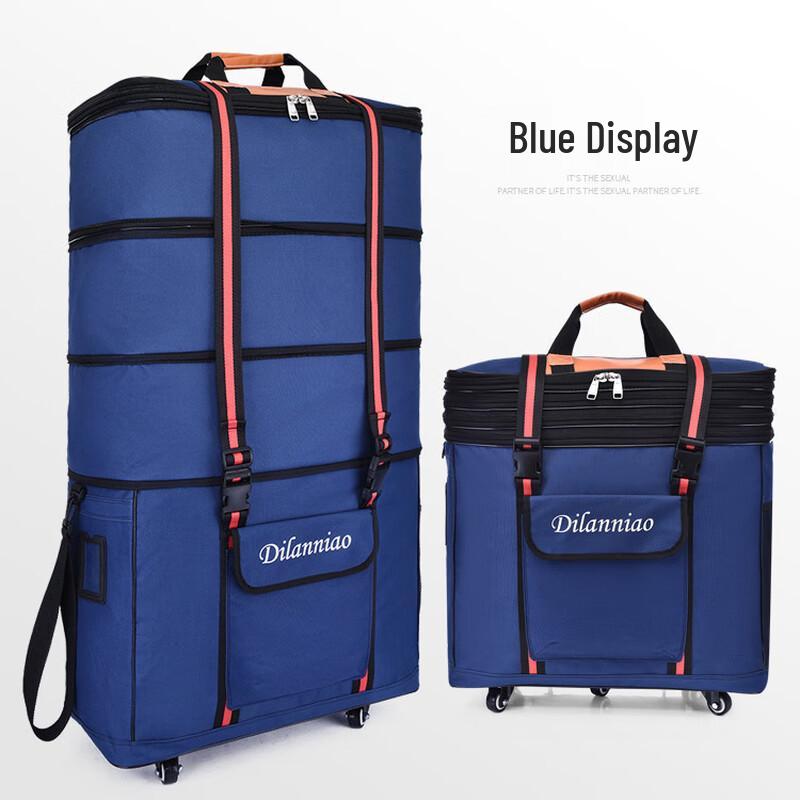 OEING Foldable Oxford Travel Luggage with Universal Wheels