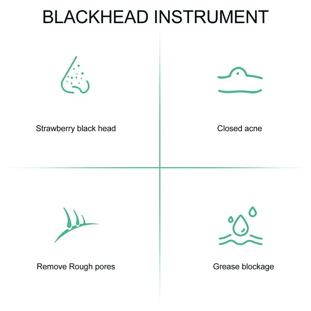 Blackhead Remover Pore Vacuum 3 Suction Power Deep Cleansing Electric Facial Pore Cleaner with 4 Replaceable Probes